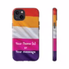 Personalizable Lesbian Flag Tough Phone Case – Show Your Pride - Image 23