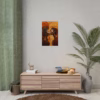 Beautiful African Lesbian surrounded by abstract swirling lines Rolled Posters - Image 32