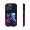 Cyberpunk lesbian women back to back hair morphing IPhone Cases 7 - Image 24