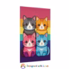 Kawaii cats Lesbian Pride flag 3 Rolled Posters - Image 11