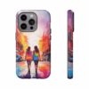 lesbian walking down the street Abstract watercolour IPhone Cases 2 - Image 29