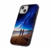 Beautiful lesbian walking on the beach and looking to a milkyway IPhone Cases 2 - Image 18