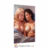 Beautiful Erotic lesbian laying on a bed 4 Rolled Posters - Image 7
