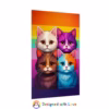 Kawaii cats Lesbian Pride flag 1 Rolled Poster - Image 23