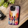 lesbian walking down the street Abstract watercolour IPhone Cases 2 - Image 69