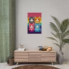 Kawaii cats Lesbian Pride flag 3 Rolled Posters - Image 12
