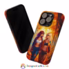 Beautiful Nerdy lesbian women in Autumn Leaves IPhone Cases - Image 65