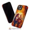 Beautiful Nerdy lesbian women in Autumn Leaves IPhone Cases - Image 53