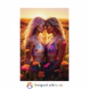 Beautiful lesbian women in Sunlit Meadow Rolled Posters 1 - Image 21