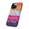 Personalizable Lesbian Flag Tough Phone Case – Show Your Pride - Image 36