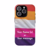 Personalizable Lesbian Flag Tough Phone Case – Show Your Pride - Image 77
