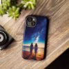Beautiful lesbian walking on the beach and looking to a milkyway IPhone Cases 1 - Image 51