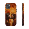 Beautiful lesbian line art african women IPhone Cases 5 - Image 55