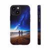 Beautiful lesbian walking on the beach and looking to a milkyway IPhone Cases 2 - Image 7