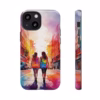 lesbian walking down the street Abstract watercolour IPhone Cases 2 - Image 5