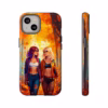 Beautiful Nerdy lesbian women in Autumn Leaves IPhone Cases - Image 17