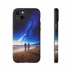 Beautiful lesbian walking on the beach and looking to a milkyway IPhone Cases 2 - Image 37