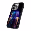 Cyberpunk lesbian women back to back hair morphing IPhone Cases 1 - Image 26