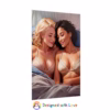 Beautiful Erotic lesbian laying on a bed 4 Rolled Posters - Image 11