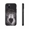 Beautiful lesbian Black and white line art European women IPhone Cases - Image 37