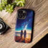Beautiful lesbian walking on the beach and looking to a milkyway IPhone Cases 1 - Image 69