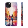 lesbian walking down the street Abstract watercolour IPhone Cases 2 - Image 3