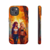 Beautiful Nerdy lesbian women in Autumn Leaves IPhone Cases - Image 52