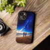 Beautiful lesbian walking on the beach and looking to a milkyway IPhone Cases 2 - Image 54