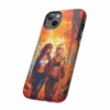 Beautiful Nerdy lesbian women in Autumn Leaves IPhone Cases - Image 38
