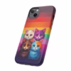 Kawaii Cats colour of the lesbian flag Kawaii art IPhone Cases 2 - Image 38
