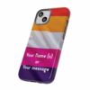 Personalizable Lesbian Flag Tough Phone Case – Show Your Pride - Image 8