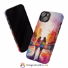 lesbian walking down the street Abstract watercolour IPhone Cases 2 - Image 59