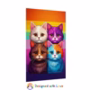 Kawaii cats Lesbian Pride flag 1 Rolled Poster - Image 27