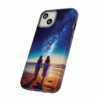 Beautiful lesbian walking on the beach and looking to a milkyway IPhone Cases 1 - Image 18