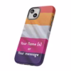 Personalizable Lesbian Flag Tough Phone Case – Show Your Pride - Image 12