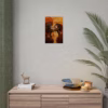Beautiful African Lesbian surrounded by abstract swirling lines Rolled Posters - Image 8