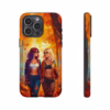 Beautiful Nerdy lesbian women in Autumn Leaves IPhone Cases - Image 70