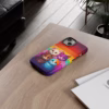 Kawaii Cats colour of the lesbian flag Kawaii art IPhone Cases 2 - Image 24