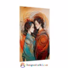 Beautiful Asian Lesbian Swirling Abstract Art Posters Rolled - Image 3