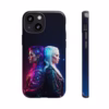 Cyberpunk lesbian women back to back hair morphing IPhone Cases 7 - Image 3