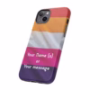 Personalizable Lesbian Flag Tough Phone Case – Show Your Pride - Image 28