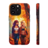Beautiful Nerdy lesbian women in Autumn Leaves IPhone Cases - Image 11