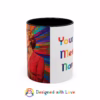 Happy birthday Lesbian Pop Art Mug - Image 5