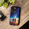 Beautiful lesbian walking on the beach and looking to a milkyway IPhone Cases 1 - Image 63