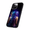Cyberpunk lesbian women back to back hair morphing IPhone Cases 1 - Image 42