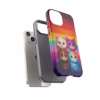 Kawaii Cats colour of the lesbian flag Kawaii art IPhone Cases 2 - Image 19