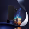 Beautiful lesbian walking on the beach and looking to a milkyway IPhone Cases 1 - Image 4