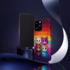 Kawaii Cats colour of the lesbian flag Kawaii art IPhone Cases 2 - Image 10