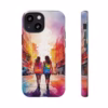 lesbian walking down the street Abstract watercolour IPhone Cases 2 - Image 7