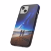 Beautiful lesbian walking on the beach and looking to a milkyway IPhone Cases 2 - Image 22